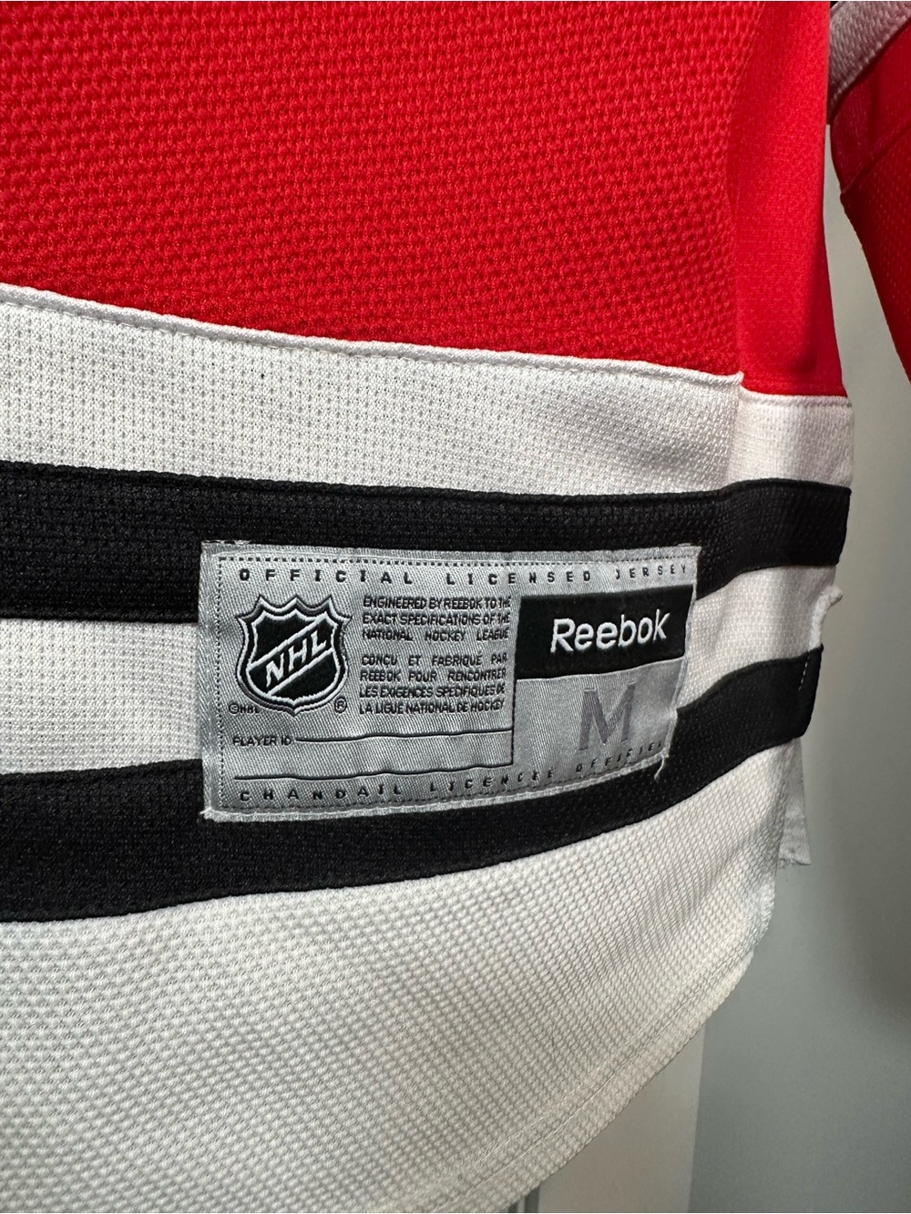 Reebok Chicago Blackhawks NHL Premier Hockey Jersey Red Men’s M - Picture 2 of 5